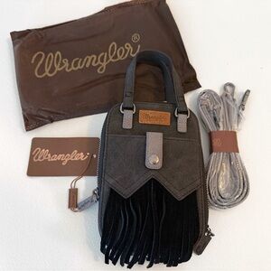 *SOLD* Wrangler Fringe Western Mini Crossbody Purse